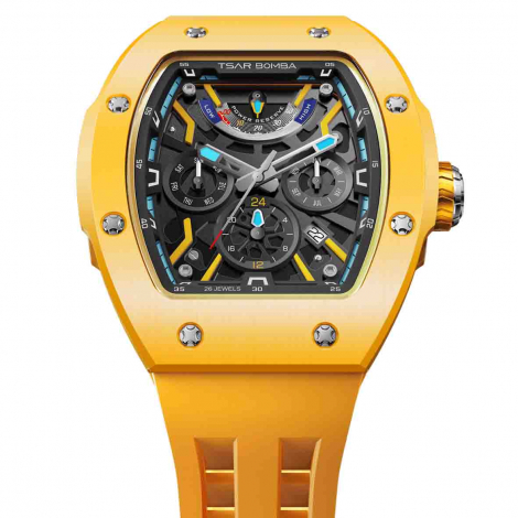 Montre Tsar Bomba - Atomic - Cramique - Jaune