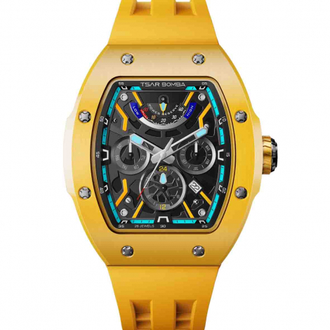 Montre Tsar Bomba - Atomic - Cramique - Jaune