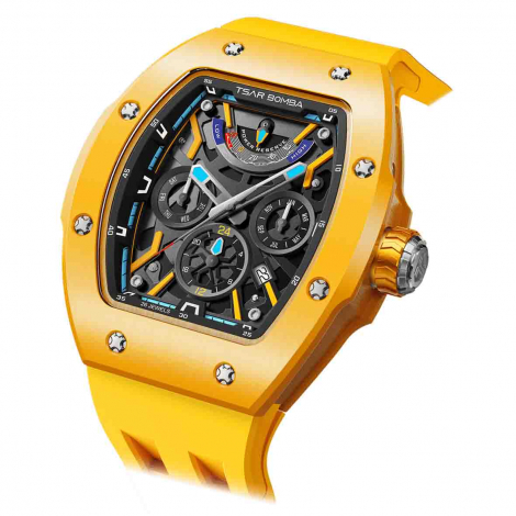 Montre Tsar Bomba - Atomic - Cramique - Jaune