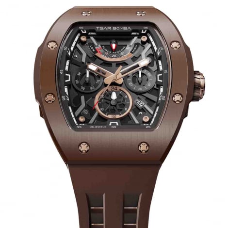 Montre Tsar Bomba - Atomic - Cramique - Marron