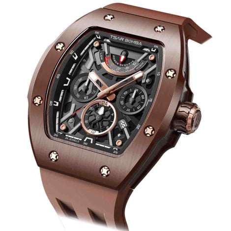 Montre Tsar Bomba - Atomic - Cramique - Marron