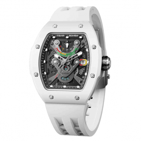 Montre Tsar Bomba - Atomic - Tout C�ramique - Blanc