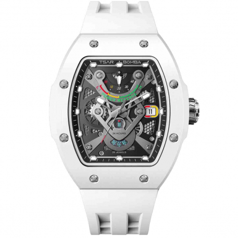 Montre Tsar Bomba - Atomic - Tout C�ramique - Blanc