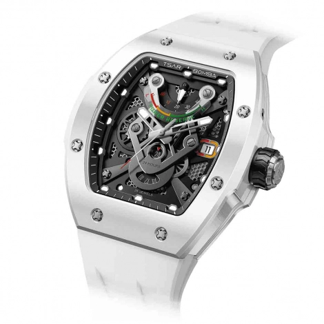 Montre Tsar Bomba - Atomic - Tout Cramique - Blanc