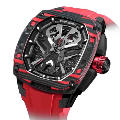 Montre tsar Bomba - Dark Matter 3 - Automatique - Rouge