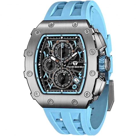 Montre Tsar Bomba - Elemental Series Arabian Legacy - Quartz  - Bleu gris