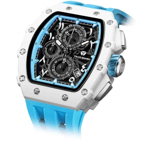 Montre Tsar Bomba - Elemental Series Arabian Legacy - Quartz  - Bleu