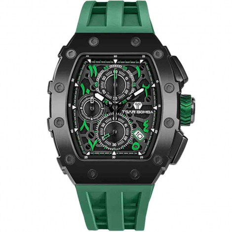 Montre Tsar Bomba - Elemental Series Arabian Legacy - Quartz  - Vert Noir