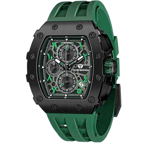 Montre Tsar Bomba - Elemental Series Arabian Legacy - Quartz  - Vert Noir