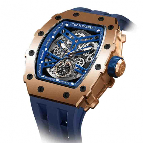 Montre Tsar Bomba - Elemental Series - Automatique - Bleu