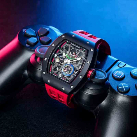 Montre Tsar Bomba - Elemental Series  - Automatique - C�ramique - Rouge