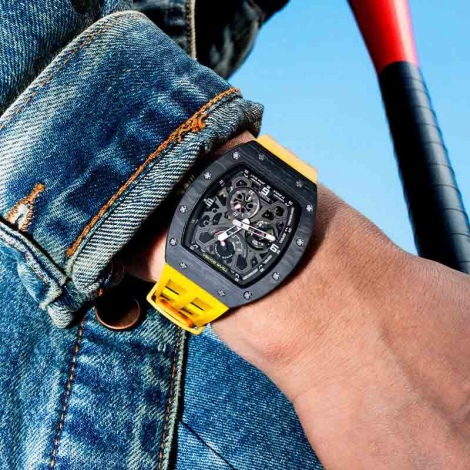 Montre Tsar Bomba - Elemental Series  - Automatique - Fibre de Carbonne Jaune