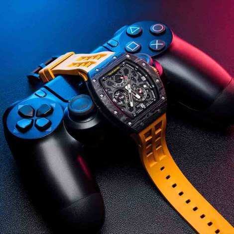 Montre Tsar Bomba - Elemental Series  - Automatique - Fibre de Carbonne Jaune