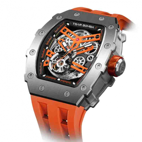 Montre Tsar Bomba - Elemental Series - Automatique - Orange