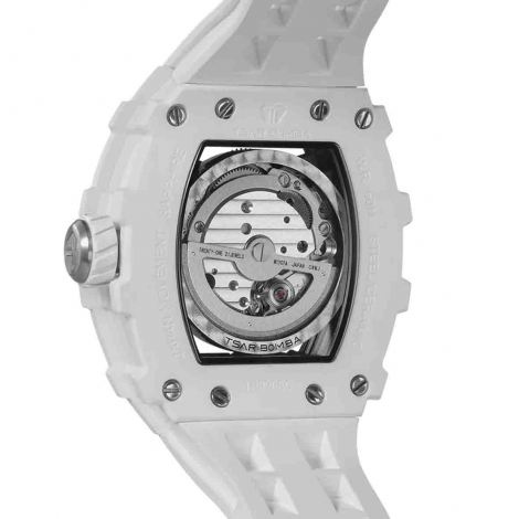 Montre Tsar Bomba - Elemental Series - Blanc/Noir - Bioc�ramique Automatic Watch