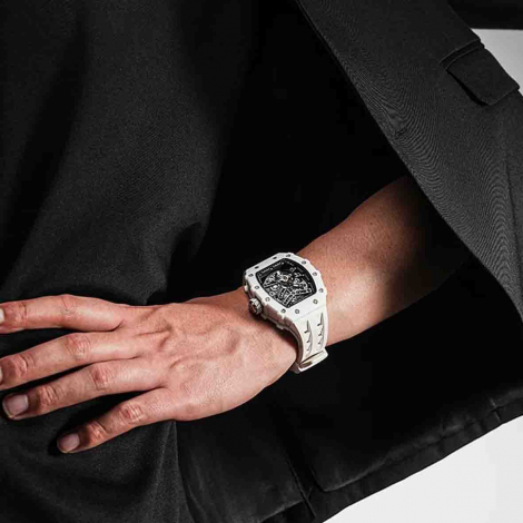 Montre Tsar Bomba - Elemental Series - Blanc/Noir - Bioc�ramique Automatic Watch