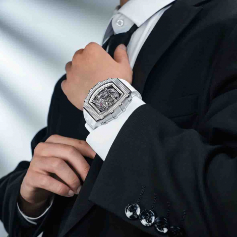 Montre Tsar Bomba - Elemental Series - Blanc - Zircon