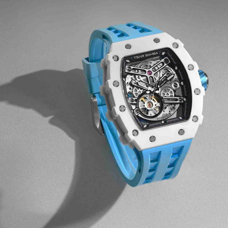Montre Tsar Bomba - Elemental Series - Bleu - Bioc�ramique Automatic Watch