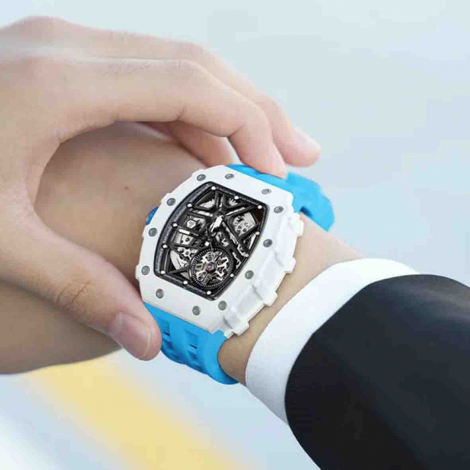 Montre Tsar Bomba - Elemental Series - Bleu - C�ramique Automatic Watch