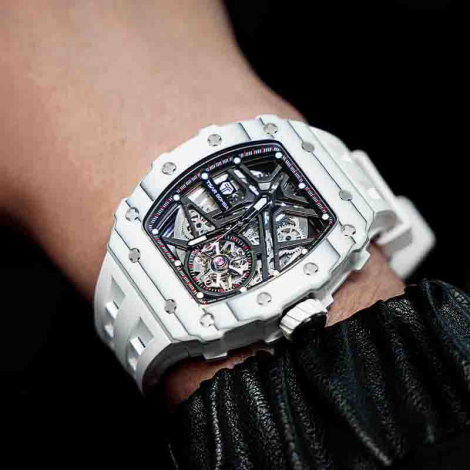Montre Tsar Bomba - Elemental Series - Carbon Fiber Automatic - Blanc