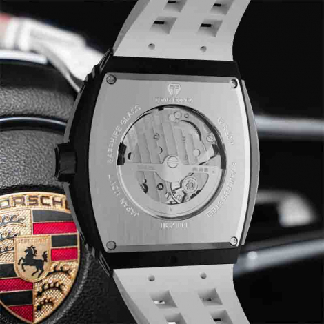 Montre Tsar Bomba - Elemental Series - Carbon Fiber Automatic - Blanc