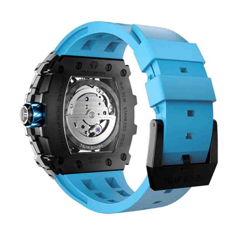 Montre Tsar Bomba - Elemental Series - Carbon Fiber Automatic - Bleu