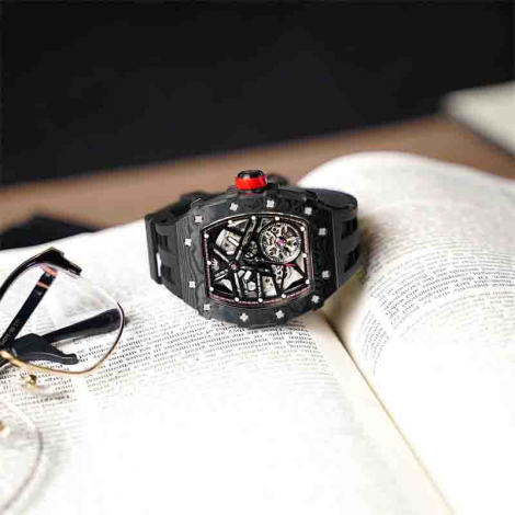 Montre Tsar Bomba - Elemental Series - Carbon Fiber Automatic - Noir