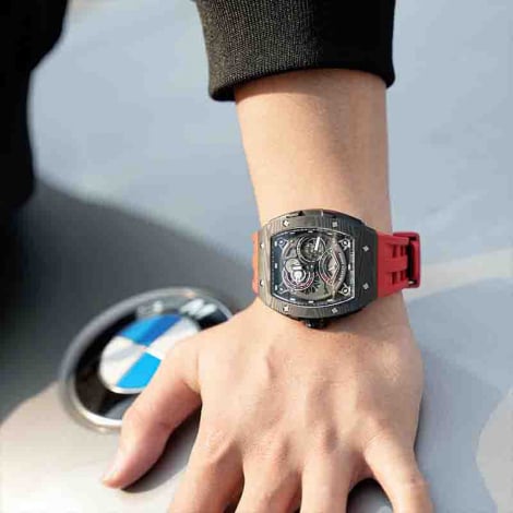 Montre Tsar Bomba - Elemental Series - Carbon Fiber Automatic - Rouge