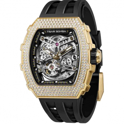 Montre Tsar Bomba - Elemental Series - Noir - Zircon