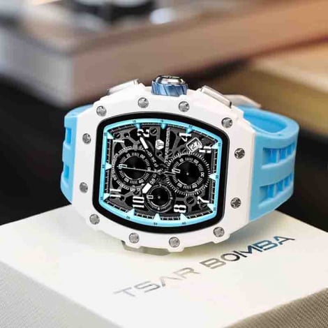 Montre Tsar Bomba - Elemental Series - Quartz - Calendrier - Bleu