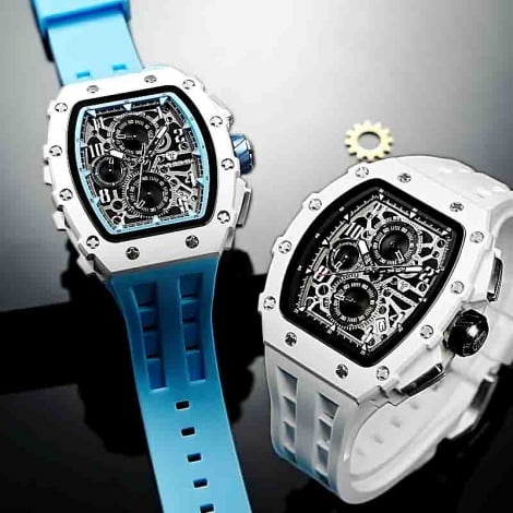 Montre Tsar Bomba - Elemental Series - Quartz - Calendrier - Bleu