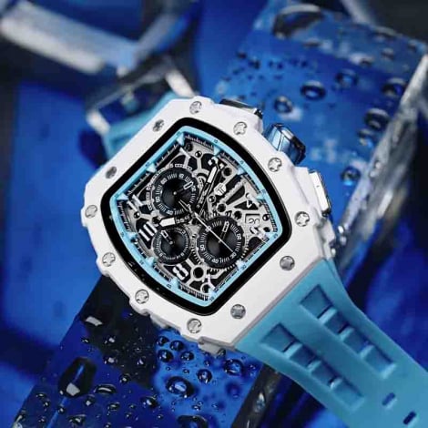 Montre Tsar Bomba - Elemental Series - Quartz - Calendrier - Bleu