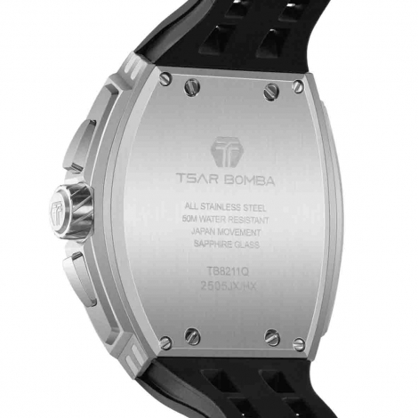 Montre Tsar Bomba - Elemental Series - Quartz II - Noir & Argent