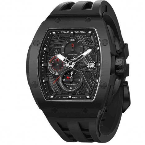 Montre Tsar Bomba - Elemental Series - Quartz II - Noir