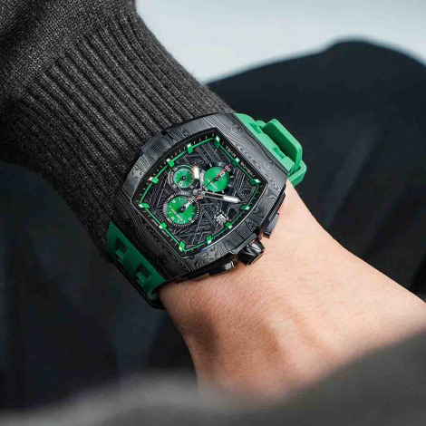 Montre Tsar Bomba - Elemental Series - Quartz II - Vert