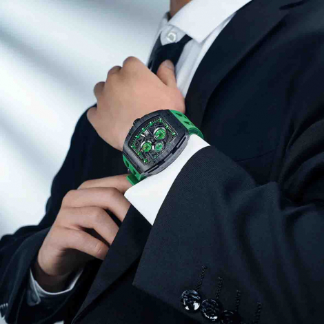 Montre Tsar Bomba - Elemental Series - Quartz II - Vert