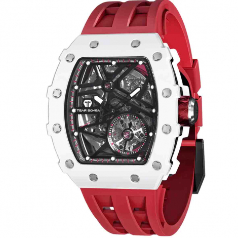 Montre Tsar Bomba - Elemental Series - Rouge - C�ramique Automatic Watch