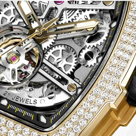 Montre Tsar Bomba - Elemental Series - Rouge - Zircon