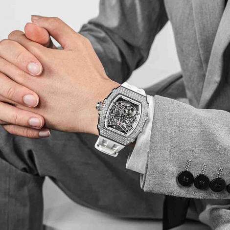 Montre Tsar Bomba - Elemental Series - Rouge - Zircon