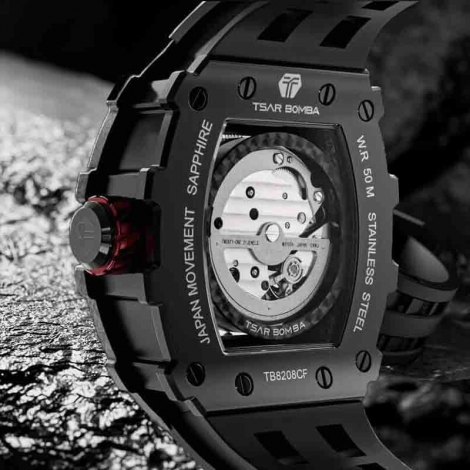 (2) Montre Tsar Bomba - Elemental Series Set Carbone 