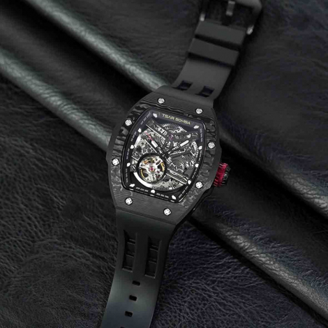 (2) Montre Tsar Bomba - Elemental Series Set Carbone 
