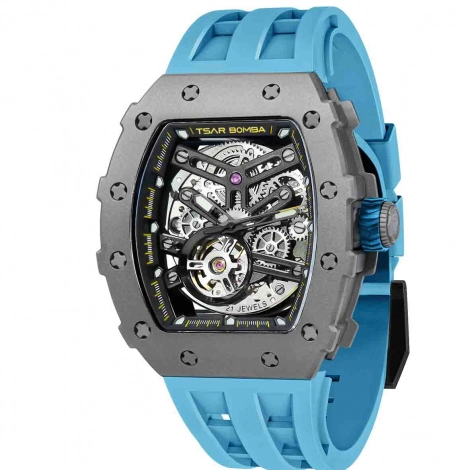 Montre Tsar Bomba - Elemental Series Titane - Bleu