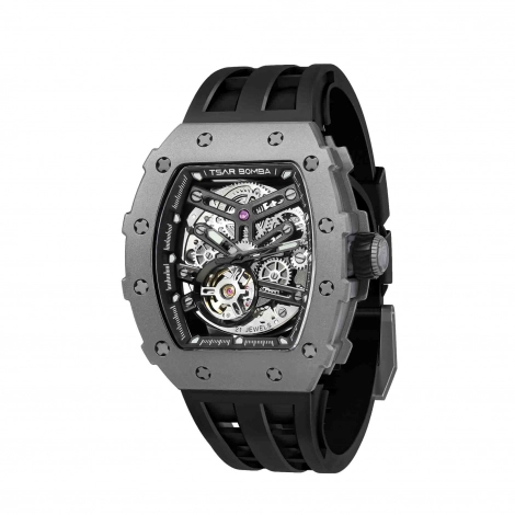 Montre Tsar Bomba - Elemental Series Titane - Noir 