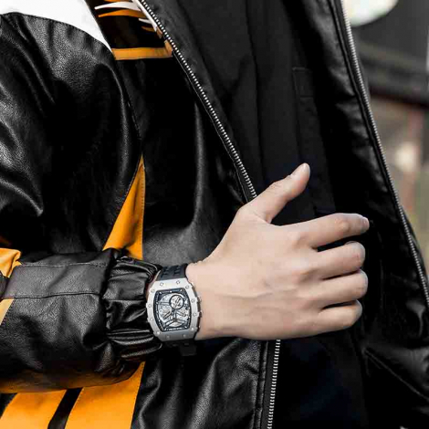 Montre Tsar Bomba - Elemental Series Titane - Noir 