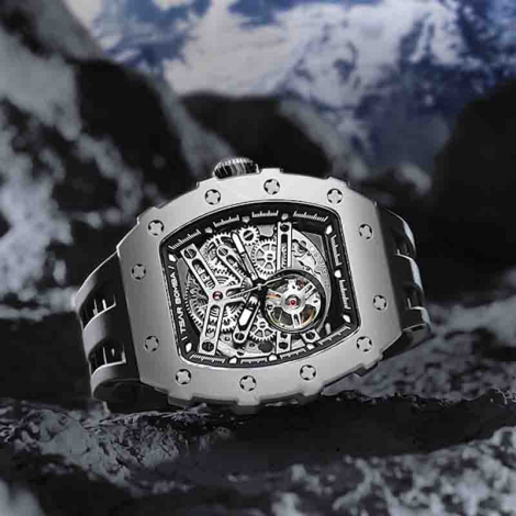 Montre Tsar Bomba - Elemental Series Titane - Noir 