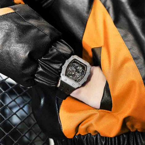 Montre Tsar Bomba - Elemental Series Titane - Noir 