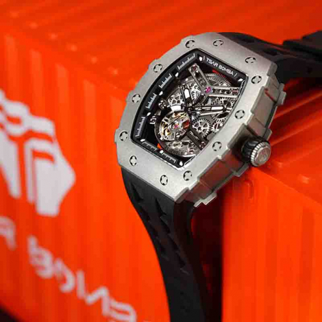 Montre Tsar Bomba - Elemental Series Titane - Noir 