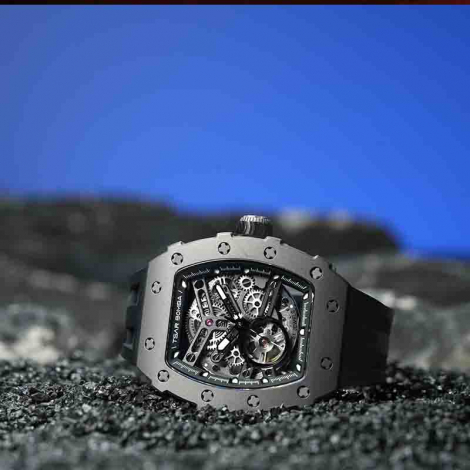 Montre Tsar Bomba - Elemental Series Titane - Noir 