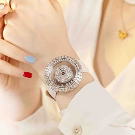 Montre Tsar Bomba - Nucleus Series - Blanc & Vert - Zircon