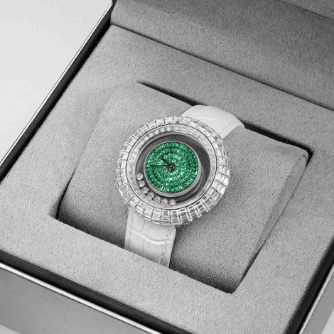 Montre Tsar Bomba - Nucleus Series - Blanc & Vert - Zircon